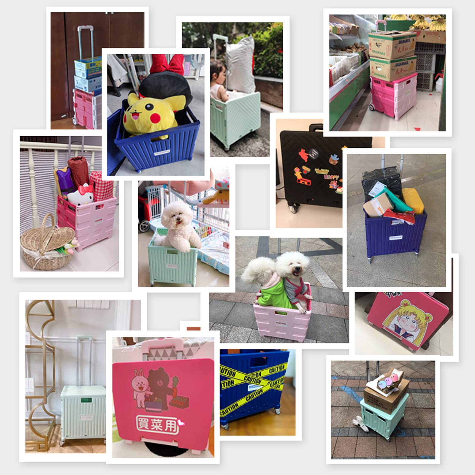 ボックス キャリーカート、階段登り キャリー 台車、45?65L 大容量の買い物カゴ 耐荷重50KG、折りたたみ式 荷物 運ぶ キャリーボックス Amazon｜ボックス キャリーカート、階段登り キャリー 台車、45・65L